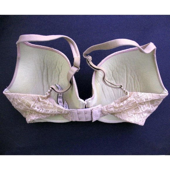 Victoria's Secret Body By Victoria Perfect Shape Underwire Padded Tan Sz 32DDD - Picture 2 of 6